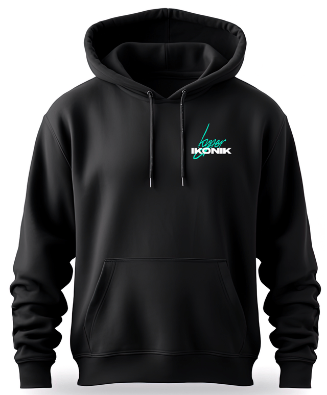 Premium Black Hoodie | BMW E36 - Mint Green