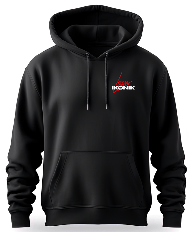 Premium Black Hoodie | BMW E36 - Red